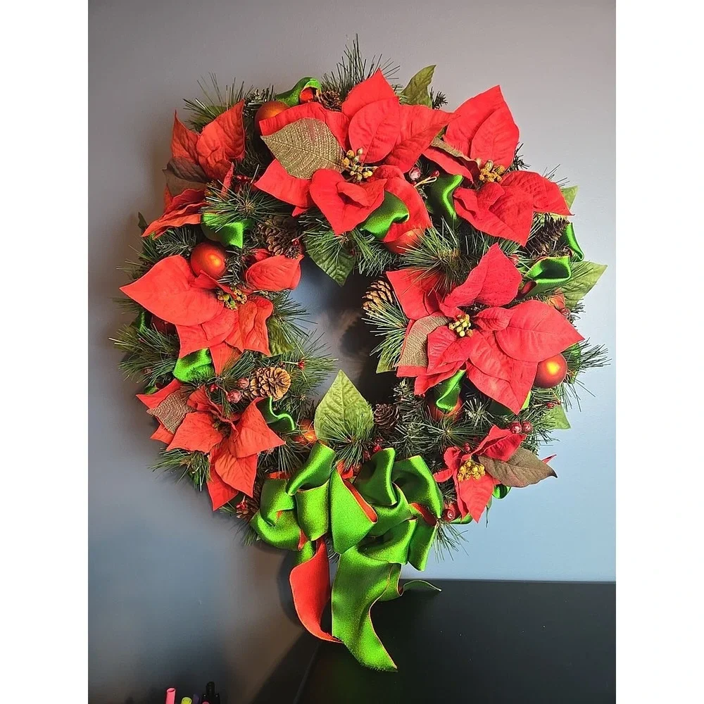 Christmas Wreath Front Door 21